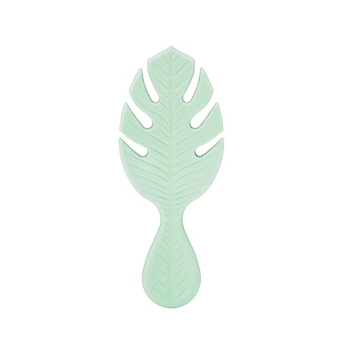 Wet Brush Go Green Mini Detangler, Green - Detangling Travel Hair Brush - Ultra-Soft IntelliFlex Bristles Glide Through Tangles & Gently Loosens Knots While Minimizing Pain, Split Ends & Breakage - Image 2