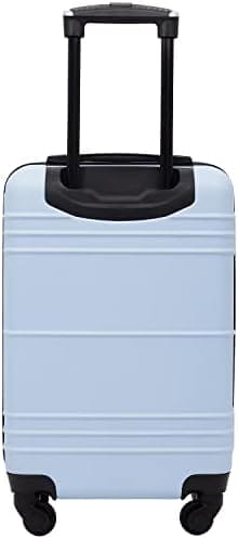 Travelers Club Richmond Spinner Luggage, Blue, Carry-On 22-Inch - Image 4