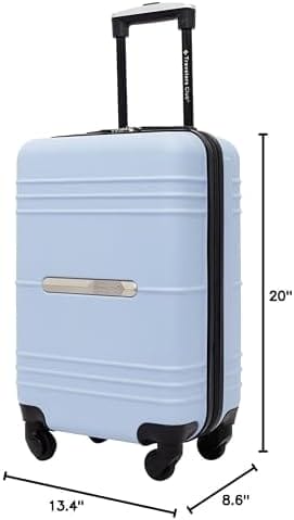 Travelers Club Richmond Spinner Luggage, Blue, Carry-On 22-Inch - Image 10