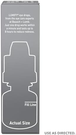 LUMIFY Redness Reliever Eye Drops, For Whiter & Brighter Looking Eyes, 0.25 Fl Oz (7.5 mL) - Image 9