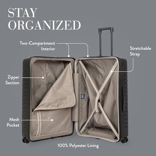 Bric's 30" Expandable Spinner Suitcase - Travel Luggage with TSA-Approved Lock and Hard Shell Exterior - B|Y Ulisse - Black - Image 3