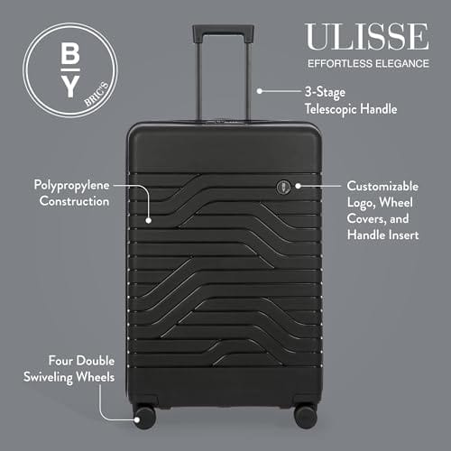 Bric's 30" Expandable Spinner Suitcase - Travel Luggage with TSA-Approved Lock and Hard Shell Exterior - B|Y Ulisse - Black - Image 2