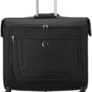 DELSEY PARIS Helium DLX Garment Bag with Spinner Wheels, Black