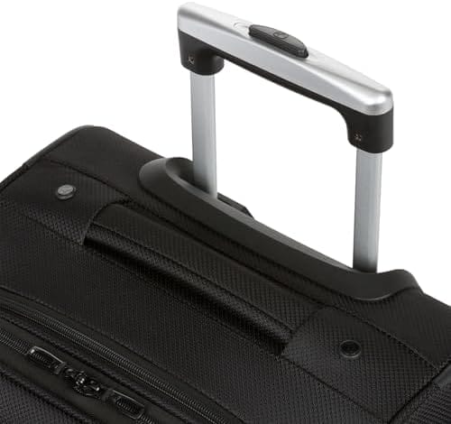 SwissGear Sion Softside Expandable Luggage, Black, Checked-Large 29-Inch - Image 7