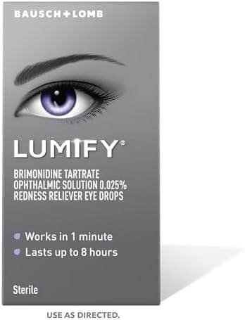 LUMIFY Redness Reliever Eye Drops, For Whiter & Brighter Looking Eyes, 0.25 Fl Oz (7.5 mL) - Image 10