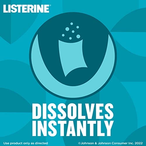 Listerine Cool Mint PocketPaks Portable Breath Strips for Bad Breath, Fresh Breath Strips Dissolve Instantly to Kill 99% of Bad Breath Germs* On-The-Go, Cool Mint, 24-Strip Pack, 3 Pack - Image 7