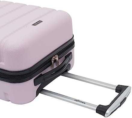 Wrangler Hardside Spinner Carry-On Luggage, Lilac, 22-Inch - Image 8