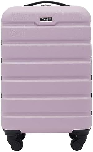 Wrangler Hardside Spinner Carry-On Luggage, Lilac, 22-Inch
