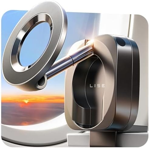 LISEN Airplane Travel Essentials for Women Phone Holder Baby Long Flight Essentials Flying Must Haves Handsfree for MagSafe Mini Travel Accessories Beach Vacation International Cruise Essentials 2025