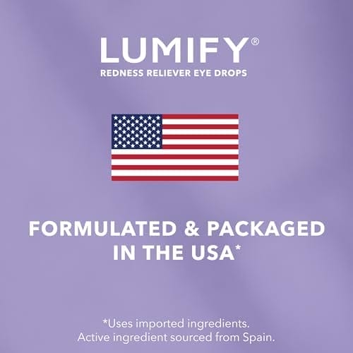 LUMIFY Redness Reliever Eye Drops, For Whiter & Brighter Looking Eyes, 0.25 Fl Oz (7.5 mL) - Image 6