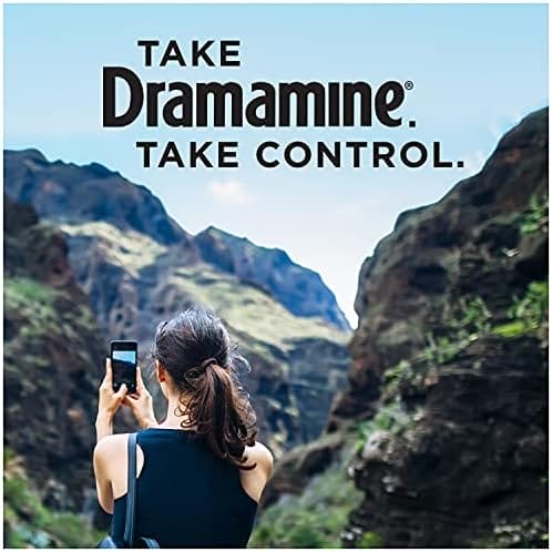 Dramamine Motion Sickness Relief Less Drowsey Formula, 8 Count (Pack of 1) - Image 6