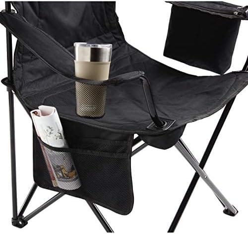 Coleman Portable Quad Camp Chair with 4-Can Cooler, Cushioned Seat & Back with Side Pockets & Cup Holder, Carry Bag Included - Image 5