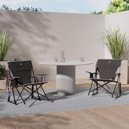 GCI OUTDOOR Kickback Rocker Outdoor Rocking Chair with Beverage Holder - Image 2