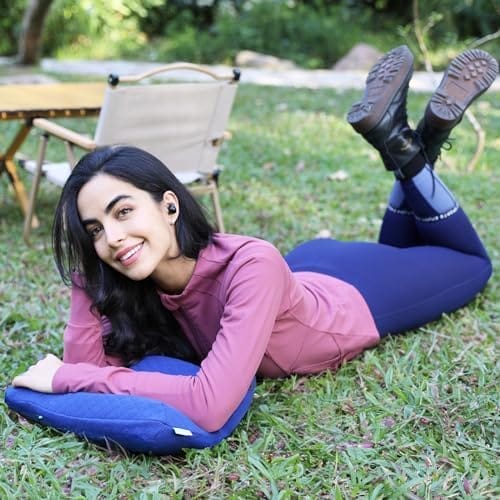 Camping Pillow Lightweight, Easy to Carry, Memory Foam Travel Pillow, Backpacking Pillows, Portable Pillows with Travel Storage Bag, Removable Pillow Cover (White) - Image 7