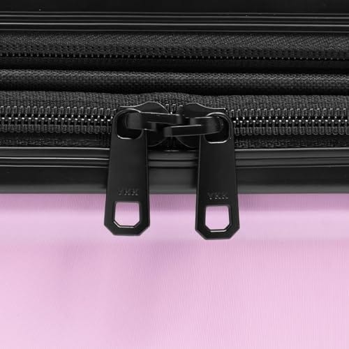 U.S. Traveler Boren Polycarbonate Hardside Rugged Travel Suitcase Luggage with 8 Spinner Wheels, Aluminum Handle, Lavender, Checked-Large 30-Inch - Image 8