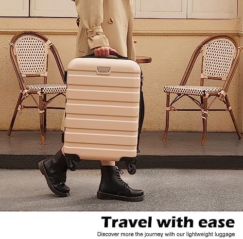 Coolife Luggage 3 Piece Set Suitcase Spinner Hardshell Lightweight TSA Lock - Image 6