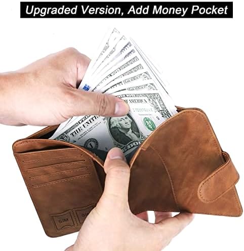 Airtag Passport Holder Cover Wallet Travel Essentials Leather Rfid Blocking Case Vacation Luggage Must Haves Travel Accessories for Men Women (117#Brown) - Image 5