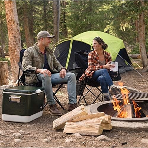 Coleman Portable Quad Camp Chair with 4-Can Cooler, Cushioned Seat & Back with Side Pockets & Cup Holder, Carry Bag Included - Image 9