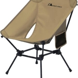 MOON LENCE Portable Camping Chair, Backpacking Chair, Ultralight & Compact, 400 lbs Capacity, for Outdoor Camp, Travel, Beach, Picnic, Hiking