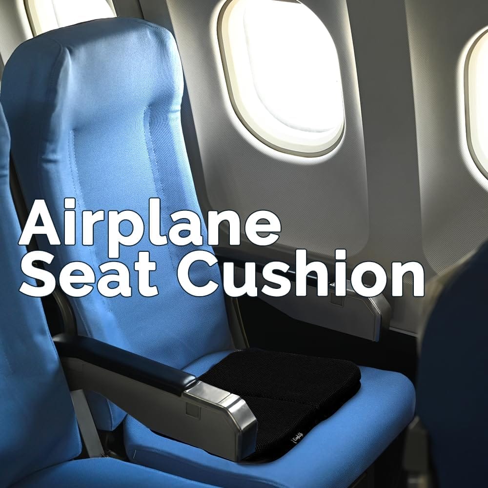ComfiLife Ergo-Gel Airplane Seat Cushion – Travel Seat Cushion – Foldable, Portable Comfort - Image 7