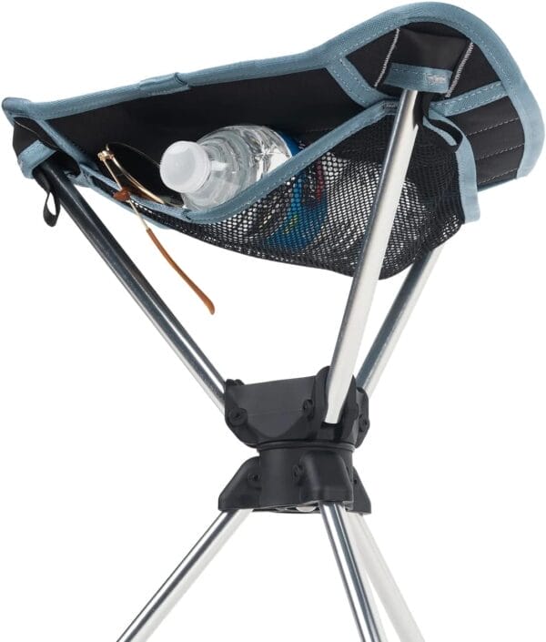 GRAND TRUNK Compass 360° Swivel Camping Stool – Ultra-Light, Foldable & Rotating Travel Chair – Compact & Durable for Outdoors, Hiking, and Fishing – Black - Image 7