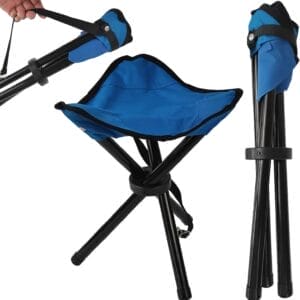 Travel Folding Camping Stool, (Sol·d by→Cenbee) Use Height 14" and Max Weight 300 lbs Outdoor Portable Party Chair Fishing Chair Seat for Camping Fishing Hiking Gardening and Beach Painting
