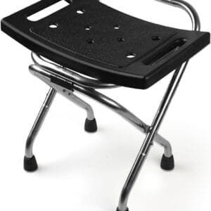 Shower Chair Seat, Stainless Shower Chair for Folding, Safety Anti-Slip Shower Bath Chairs for Seniors/Disabled by