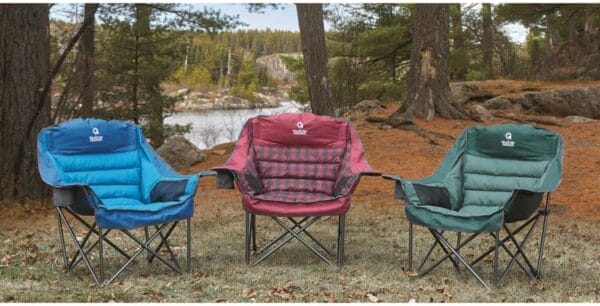 Guide Gear Oversized Extra Large Padded Camping Chair, Portable, Folding, Large Camp Lounge Beach Chairs for Outdoor, Adults, Men and Women, Heavy-Duty 400 Pound Capacity, with Cup Holder - Image 2