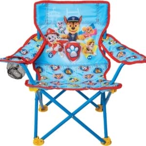 Paw Patrol Kids Camping Chair, Camp Fold N Go Chair with Carry Bag