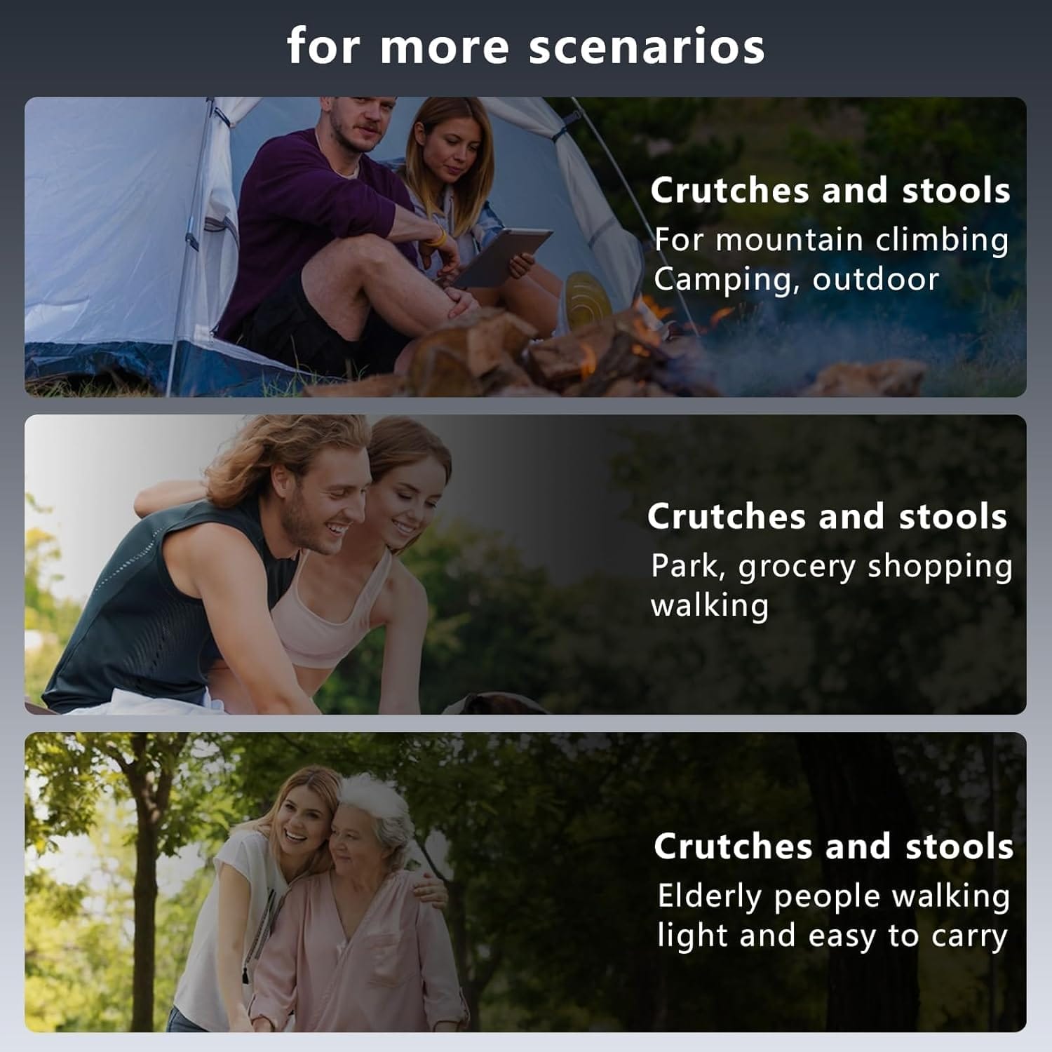 Walking Cane with seat,Cane with seat ,High Load Capacityfor Waiting,queuing, Traveling, Women and Men The Elderly,Cane Chair - Image 8