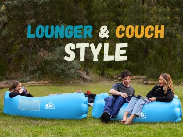 WEKAPO Inflatable Lounger Air Sofa Hammock-Portable,Water Proof& Anti-Air Leaking Design-Ideal Couch for Backyard Beach Traveling Camping Picnics & Music Festivals - Image 7
