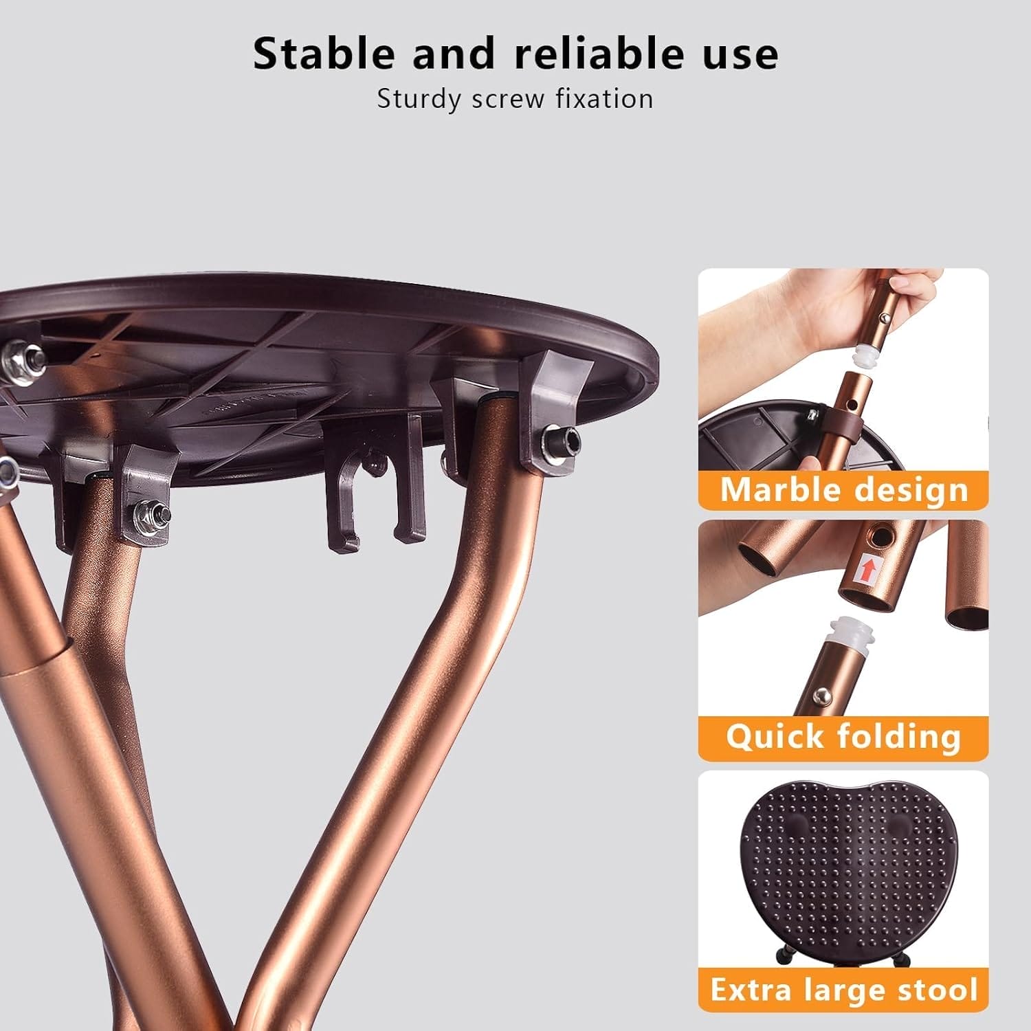 Walking Cane with seat,Cane with seat ,High Load Capacityfor Waiting,queuing, Traveling, Women and Men The Elderly,Cane Chair - Image 5