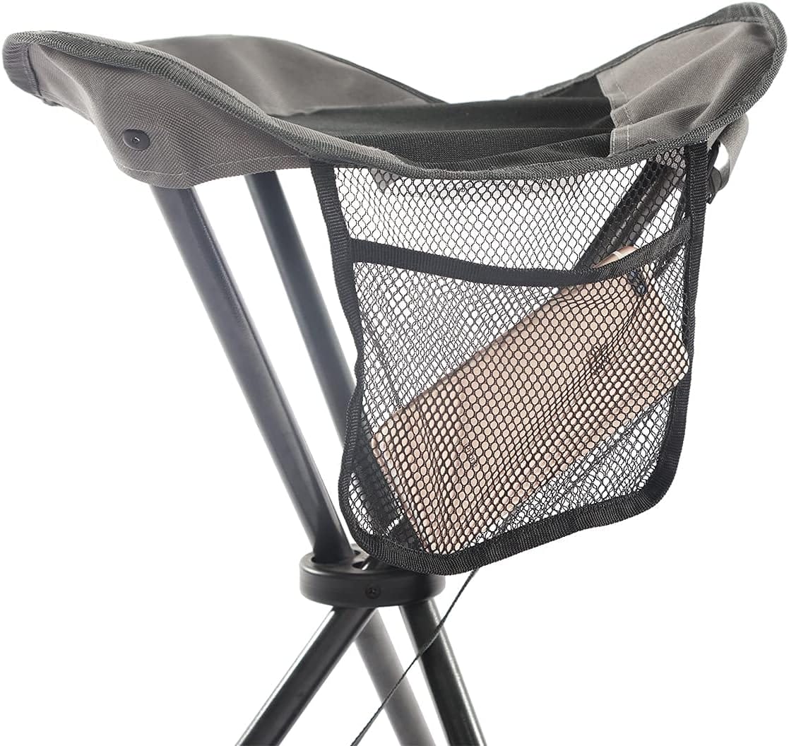 PORTAL Tall Folding Tripod Stool for Outdoor Camping Walking Hunting Hiking Fishing Travel, Support 225 lbs - Image 9