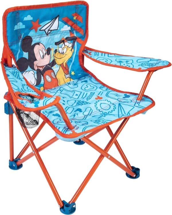 Mickey Mouse Kids Camp Chair Foldable Chair with Carry Bag - Image 3