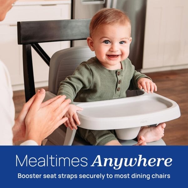 Chicco Bento™ 3-in-1 Portable Booster Seat for Table, Feeding Seat and Toddler Chair for Babies and Toddlers, for Children up to 50 lbs., Lightweight, Compact Fold | Sage/Green - Image 2