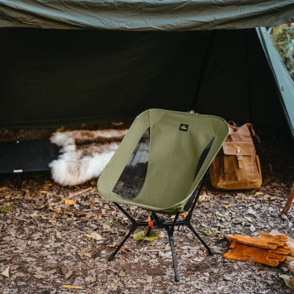 Naturehike Snap Camping Chair, Portable Backpacking Chair with Storage Bag, Lightweight & Compact Folding Camp Chair - Image 2