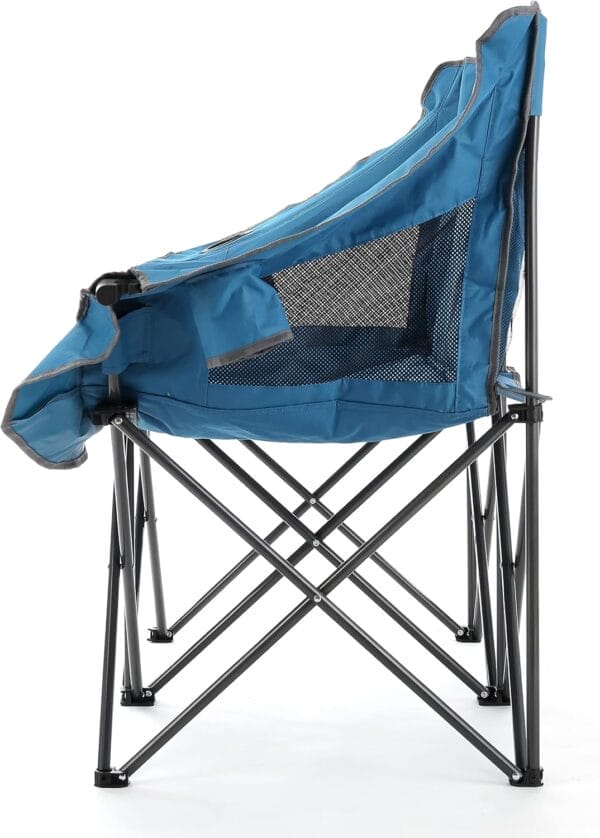 ARROWHEAD OUTDOOR Portable Folding Double Duo Camping Chair Loveseat w/ 2 Cup & Wine Glass Holder, Heavy-Duty Carrying Bag, Padded Seats & Armrests, Supports up to 650lbs, USA-Based Support - Image 9