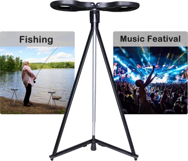 Cane with Seat 2-in-1 Portable Walking Stick with Seat for Men & Women Folding Lightweight Sturdy Tripod Cane Foldable Stool Mobility Aid Crutch Chair with Travel Bag for Elderly, Seniors & Handicap - Image 5