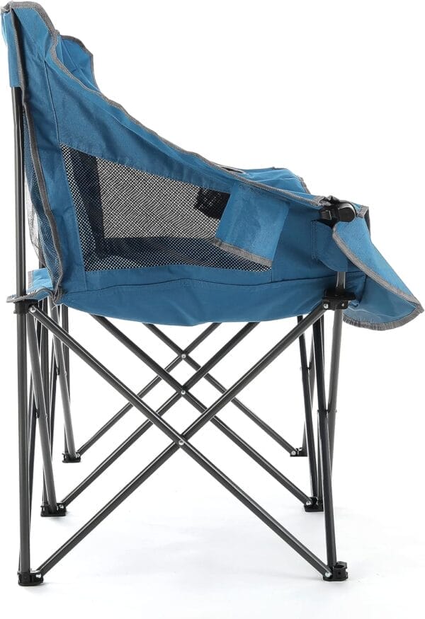 ARROWHEAD OUTDOOR Portable Folding Double Duo Camping Chair Loveseat w/ 2 Cup & Wine Glass Holder, Heavy-Duty Carrying Bag, Padded Seats & Armrests, Supports up to 650lbs, USA-Based Support - Image 10
