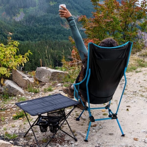 G4Free 2Pack Lightweight Portable High Back Camp Chair, Folding Chair Lawn Chair Heavy Duty 330lbs with Headrest & Pocket for Outdoor Camp Travel Beach Travel Hiking - Image 2