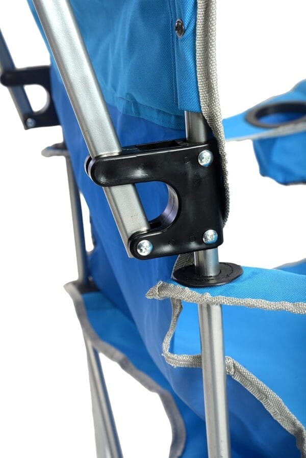 Quik Shade Full Size Shade Folding Chair for Camping, Polyester, Arm Rest|Foldable, Royal Blue, 2'L x 3'W x 4.3'H (160048DS) - Image 5