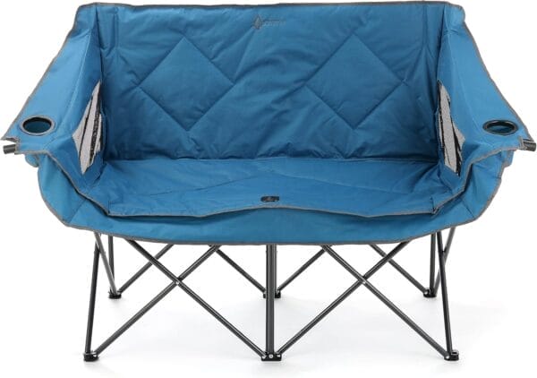 ARROWHEAD OUTDOOR Portable Folding Double Duo Camping Chair Loveseat w/ 2 Cup & Wine Glass Holder, Heavy-Duty Carrying Bag, Padded Seats & Armrests, Supports up to 650lbs, USA-Based Support - Image 14