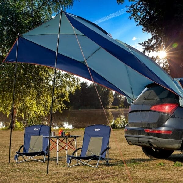 PORTAL Beach Chairs for Adults Camping Low Lightweight Portable Chair with Cup Holder Mesh Back Carry Bag for Outdoor Sand Lawn Travel Picnic Festival Concert, 350LBS - Image 7