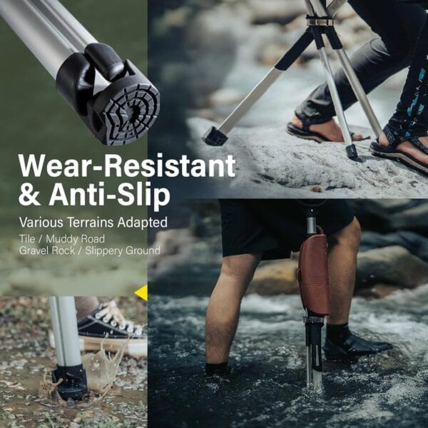 STEP2GOLD Ta-Da Chair Series 2- Portable Walking Stick, Cane with Seat, Foldable Chair, Hiking Stick, for Camping, Hiking, Lightweight Aluminum, Easy Carry, Anti-Slip - Image 7