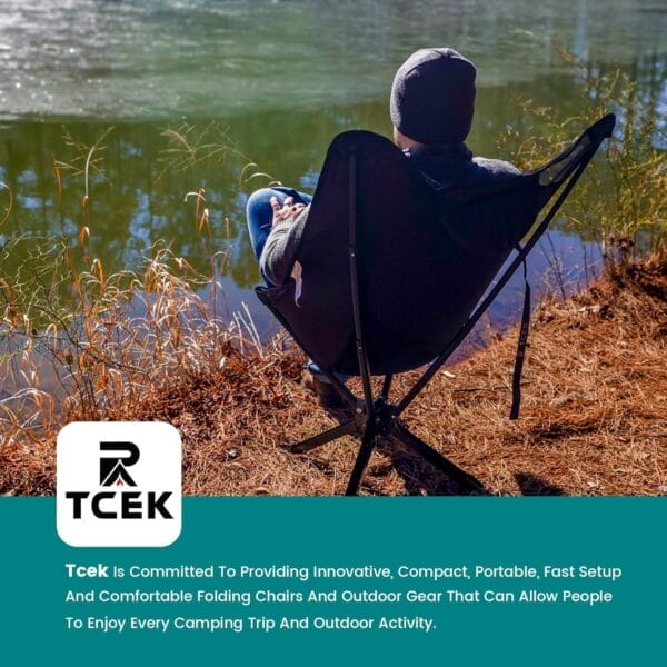 Adjustable Portable Camping Chair RiseLite Lightweight Compact Folding Chair for Adults, Collapsible Camp Chairs That Folds Up Small, Easy Carry for Travel, Outdoor, Sports, Backpacking, Hiking - Image 7