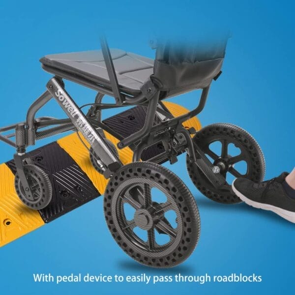 Sowell Lightweight Folding Travel Wheelchair Transport Chair_with Handle - Image 5