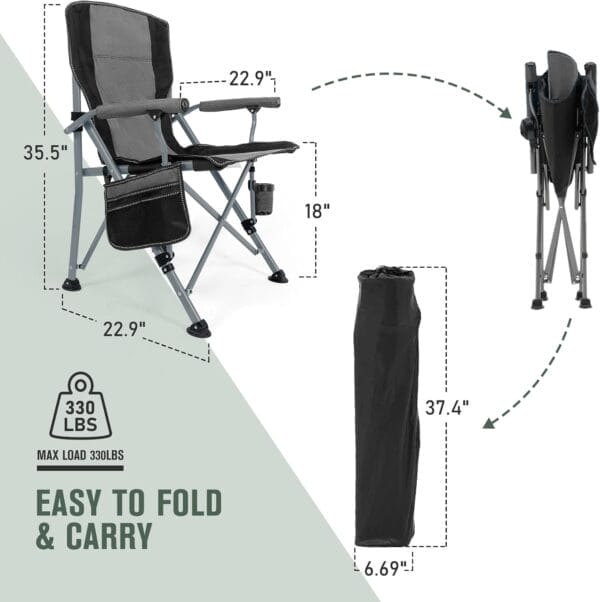 Homcosan Portable Camping Chair - Image 2