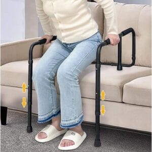 Mybow Couch Stand Assist, Chair Assist for Elderly Sit to Stand, Grab Bar Standing Aids for Seniors, Couch Cane Stand Up Assistance Handle, Chair Lift Assist Devices, Daily Living Mobility Aid