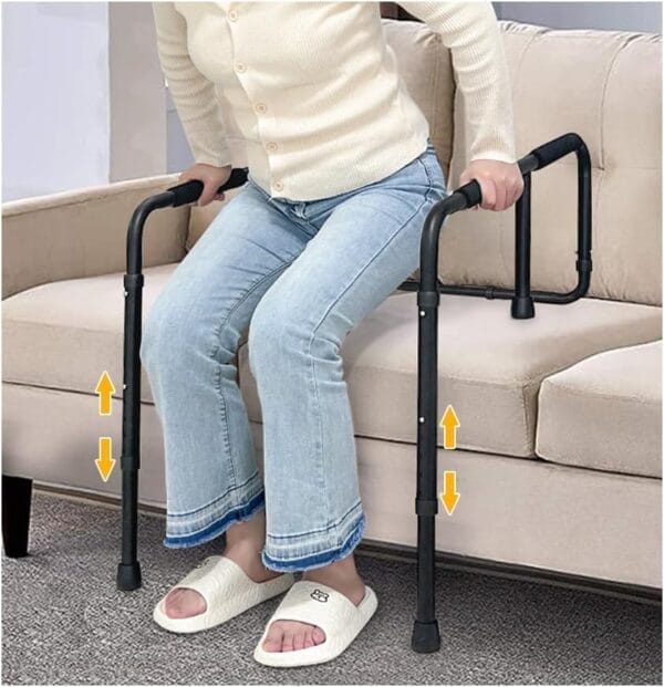 Mybow Couch Stand Assist, Chair Assist for Elderly Sit to Stand, Grab Bar Standing Aids for Seniors, Couch Cane Stand Up Assistance Handle, Chair Lift Assist Devices, Daily Living Mobility Aid