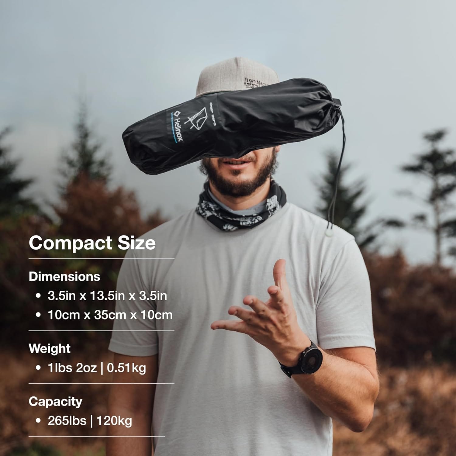 Helinox Chair Zero Ultralight Compact Camping Chair - Image 3